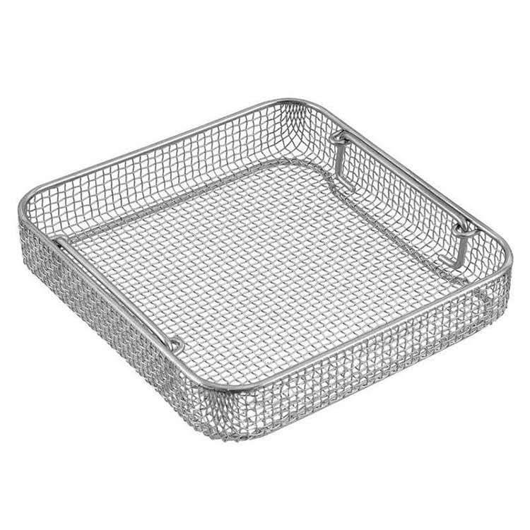 Hanging Storage Baskets 40x50cm Perforated Cooking Wire Basket Bbq Grill Expanded Metal Mesh Basket
